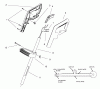 Toro 51324 - 12" Electric Trimmer, 1998 (89000001-89999999) Ersatzteile HANDLE ASSEMBLY