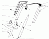 Toro 51325 (1100) - 1100 Electric Trimmer, 1983 (3000001-3999999) Ersatzteile HANDLE ASSEMBLY