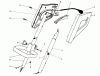 Toro 51325 (1100) - 1100 Electric Trimmer, 1988 (8000001-8999999) Ersatzteile HANDLE ASSEMBLY
