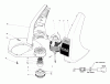 Toro 51325 (1100) - 1100 Electric Trimmer, 1988 (8000001-8999999) Ersatzteile MOTOR AND HOUSING ASSEMBLY