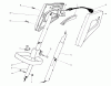 Toro 51325 (1100) - 1100 Electric Trimmer, 1989 (9000001-9999999) Ersatzteile HANDLE ASSEMBLY