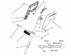 Toro 51326 - 12" Electric Trimmer, 1994 (49000001-49999999) Ersatzteile HANDLE ASSEMBLY