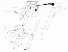 Toro 51330 (1100) - 1100 Electric Trimmer, 1981 (1000001-1999999) Ersatzteile HANDLE ASSEMBLY
