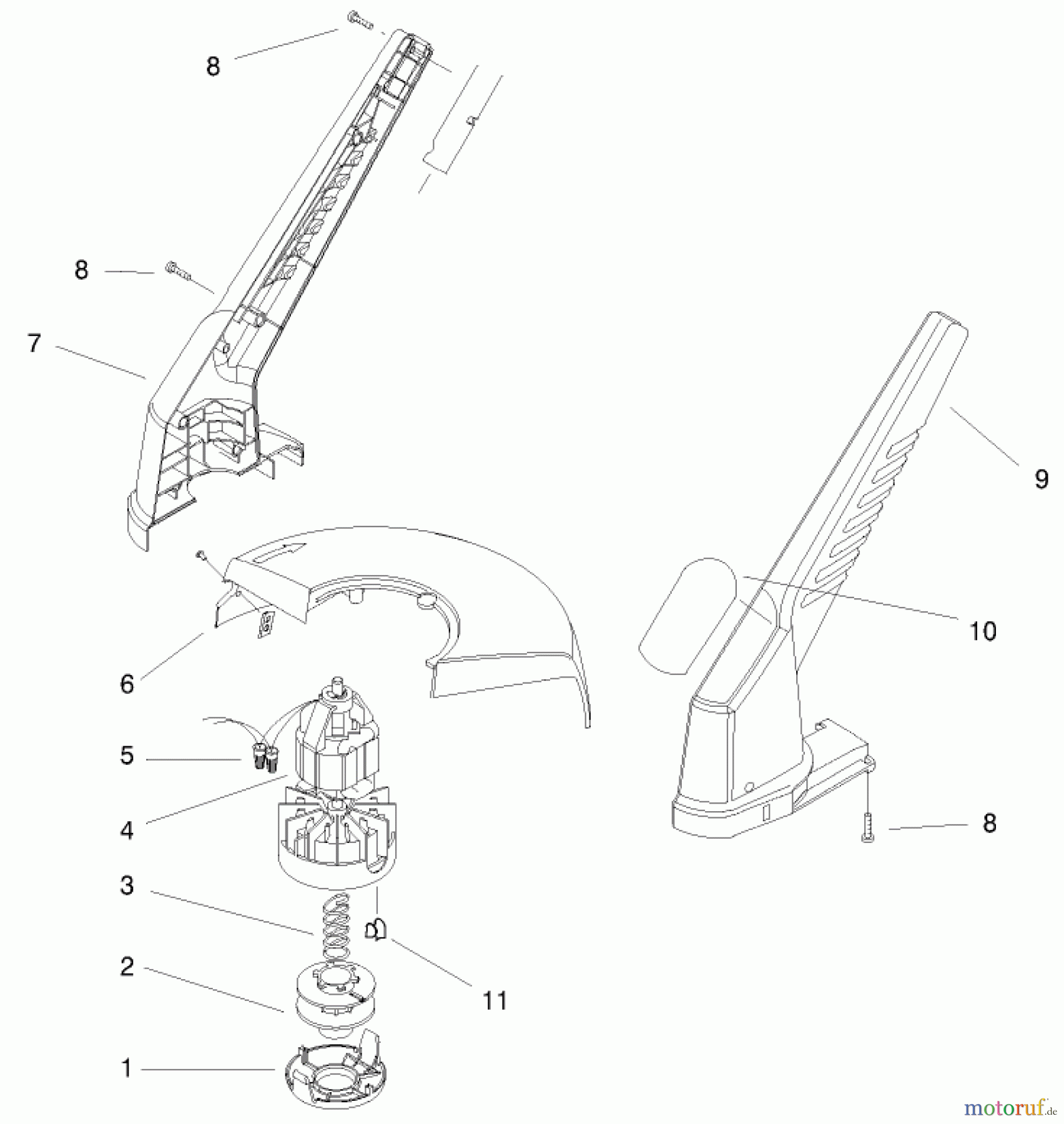 Toro Neu Trimmers, String/Brush 51353 - Toro 15