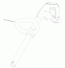 Toro 51355 - 12" Electric Trimmer, 2004 (240500001-240999999) Ersatzteile HANDLE AND TUBE ASSEMBLY