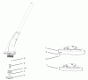 Toro 51355 - 12" Electric Trimmer, 2004 (240500001-240999999) Ersatzteile MOTOR AND CUTTING SHIELD ASSEMBLY