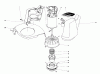Toro 51410 (1200) - 1200 Electric Trimmer, 1979 (9000001-9999999) Ersatzteile MOTOR AND HOUSING ASSEMBLY