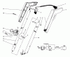 Toro 51425 (1200) - 1200 Electric Trimmer, 1979 (9000001-9999999) Ersatzteile HANDLE ASSEMBLY
