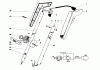 Toro 51425 (1200) - 1200 Electric Trimmer, 1982 (2000001-2999999) Ersatzteile HANDLE ASSEMBLY