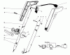 Toro 51425 (1200) - 1200 Electric Trimmer, 1984 (4000001-4999999) Ersatzteile HANDLE ASSEMBLY