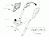Toro 51440 (1410) - 1410 Electric Trimmer, 1988 (8000001-8999999) Ersatzteile HANDLE ASSEMBLY