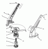 Toro 51443 - 14" Electric Trimmer, 1996 (69000001-69999999) Ersatzteile MOTOR & HOUSING ASSEMBLY