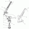 Toro 51443 - 14" Electric Trimmer, 1997 (790000001-799999999) Ersatzteile MOTOR & HOUSING ASSEMBLY