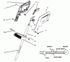 Toro 51447 - 14" Electric Trimmer, 1995 (59000001-59999999) Ersatzteile HANDLE ASSEMBLY