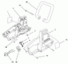 Toro 51815 - 20" Dual Action Hedge Trimmer, 1997 (790000001-799999999) Ersatzteile HOUSING AND HANDLE ASSEMBLY