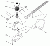 Toro 51815 - 20" Dual Action Hedge Trimmer, 1997 (790000001-799999999) Ersatzteile MOTOR AND BLADE ASSEMBLY
