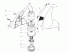 Toro 51512 - Cordless Trimmer, 1982 (2000001-2999999) Ersatzteile MOTOR HOUSING ASSEMBLY