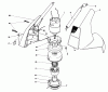 Toro 51512 - Cordless Trimmer, 1985 (5000001-5999999) Ersatzteile MOTOR HOUSING ASSEMBLY