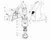 Toro 51512C - Cordless Trimmer, 1986 (6000001-6999999) Ersatzteile MOTOR HOUSING ASSEMBLY