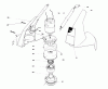Toro 51550 - Cordless Trimmer, 1981 (1000001-1999999) Ersatzteile MOTOR HOUSING ASSEMBLY
