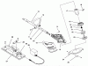 Toro 51559 - 10" Cordless Trimmer, 1996 (69000001-69999999) Ersatzteile MOTOR HOUSING, MOTOR & HANDLE ASSEMBLY