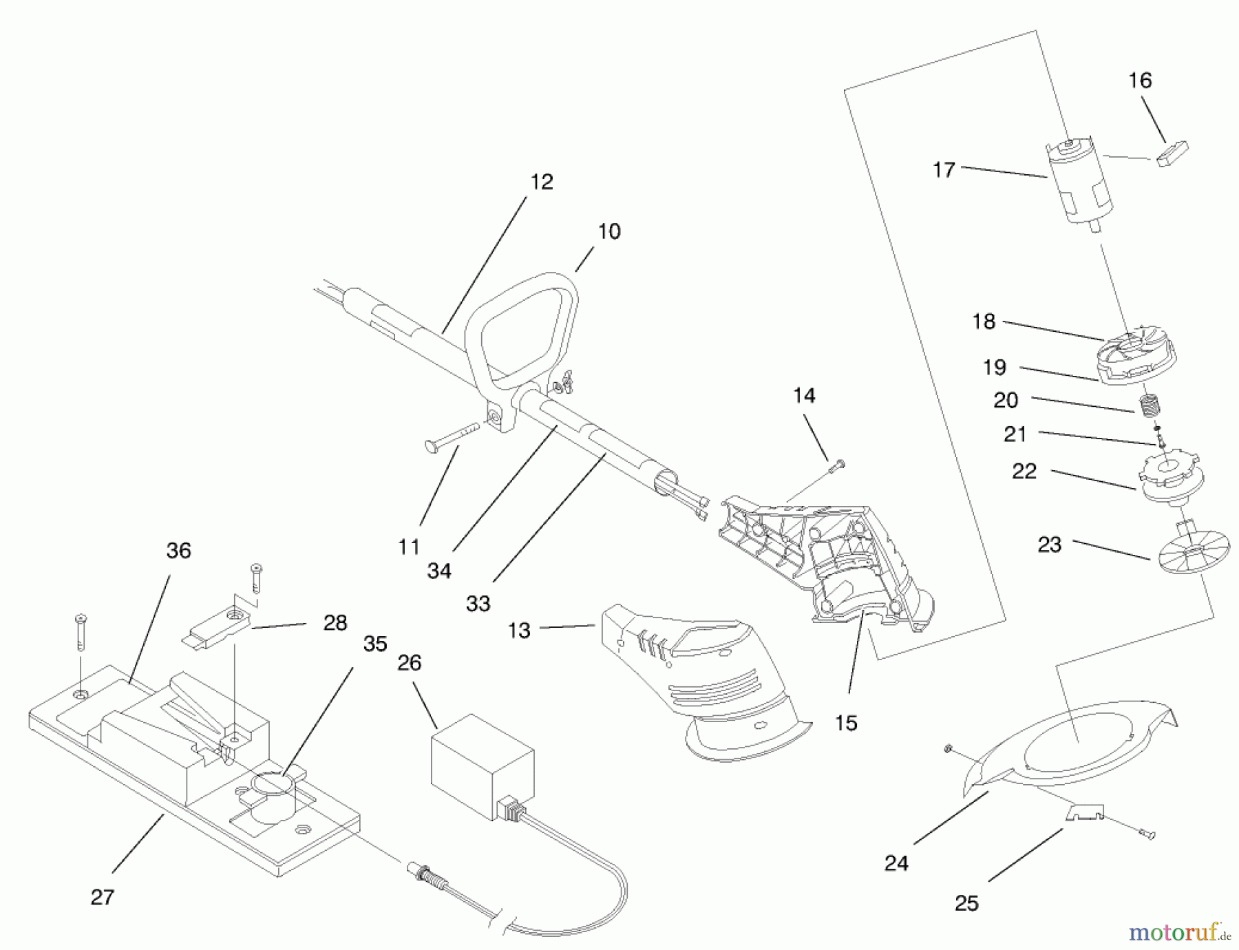 Toro Neu Trimmers, String/Brush 51562 - Toro 10