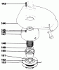 Toro 51600 - Gas Trimmer/Weeder, 1979 (9000001-9999999) Ersatzteile CUTTER HEAD ASSEMBLY