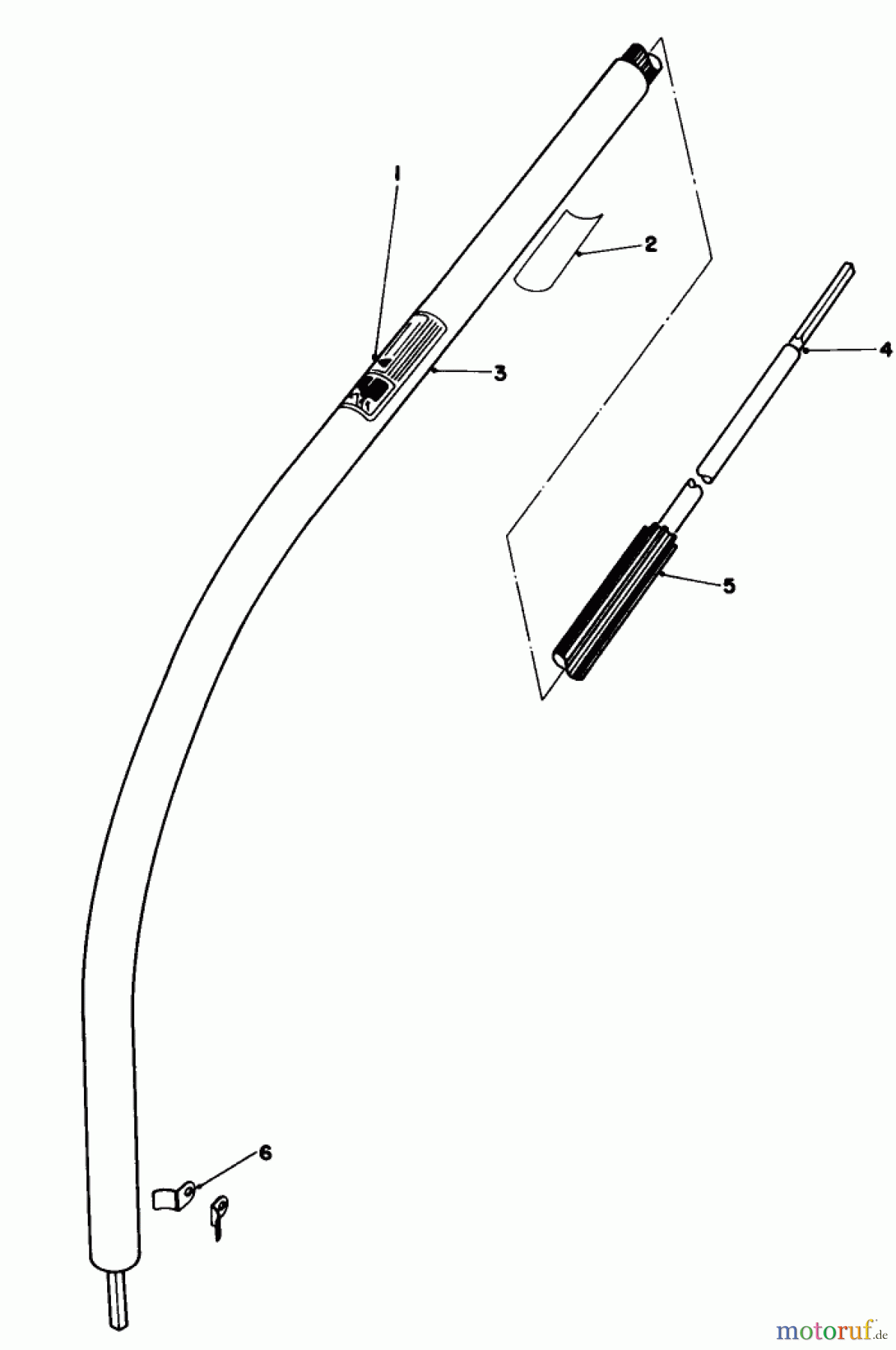 Toro Neu Trimmers, String/Brush 51603 (TC 300) - Toro TC 300 Gas Trimmer, 1983 (3000001-3999999) SHAFT & TUBE ASSEMBLY