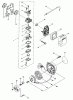 Toro 53040 - 24" Dual Action Hedge Trimmer, 1997 (7900001-7999999) Ersatzteile CARBURETOR AND STARTER ASSEMBLY
