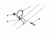 Toro 51606 (TC 600) - TC 600 Gas Trimmer, 1982 (2000001-2999999) Ersatzteile HARNESS CLAMP & RING KIT NO. 46-2690 (OPTIONAL)