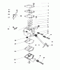 Toro 51607 (TC 700) - TC 700 Gas Trimmer, 1983 (3000001-3999999) Ersatzteile CARBURETOR ASSEMBLY