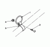 Toro 51607 (TC 700) - TC 700 Gas Trimmer, 1983 (3000001-3999999) Ersatzteile CLAMP & RING KIT NO. 46-2690