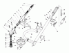 Toro 51607 (TC 700) - TC 700 Gas Trimmer, 1984 (4000001-4999999) Ersatzteile HANDLE ASSEMBLY