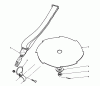 Toro 51607 (TC 700) - TC 700 Gas Trimmer, 1984 (4000001-4999999) Ersatzteile METAL BLADE KIT 51-0170 (OPTIONAL)