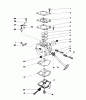 Toro 51608 (TC 800) - TC 800 Gas Trimmer, 1982 (2000001-2999999) Ersatzteile CARBURETOR ASSEMBLY