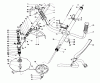 Toro 51608 (TC 800) - TC 800 Gas Trimmer, 1983 (3000001-3999999) Ersatzteile DRIVE SHAFT & TRIMMER HEAD ASSEMBLY