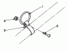 Toro 51613 (TC 350) - TC 350 Gas Trimmer, 1983 (3000001-3999999) Ersatzteile CLAMP & RING KIT NO. 46-2690 (OPTIONAL)