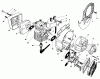 Toro 51613 (TC 350) - TC 350 Gas Trimmer, 1983 (3000001-3999999) Ersatzteile ENGINE ASSEMBLY
