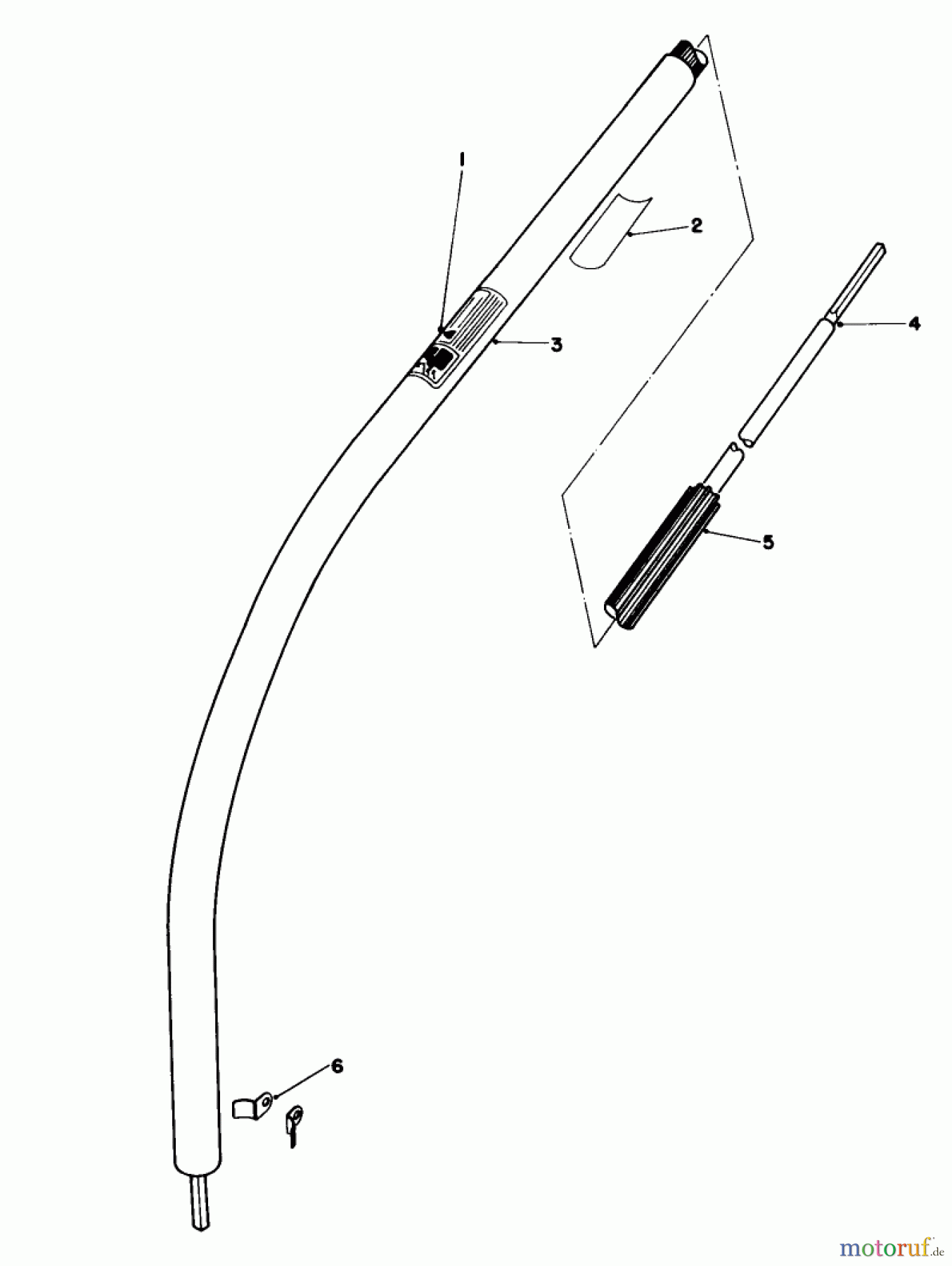  Toro Neu Trimmers, String/Brush 51613 (TC 350) - Toro TC 350 Gas Trimmer, 1983 (3000001-3999999) SHAFT & TUBE ASSEMBLY