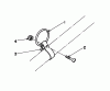 Toro 51613 (TC 350) - TC 350 Gas Trimmer, 1984 (4000001-4999999) Ersatzteile CLAMP & RING KIT NO. 46-2690 (OPTIONAL)