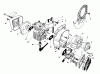 Toro 51613 (TC 350) - TC 350 Gas Trimmer, 1984 (4000001-4999999) Ersatzteile ENGINE ASSEMBLY