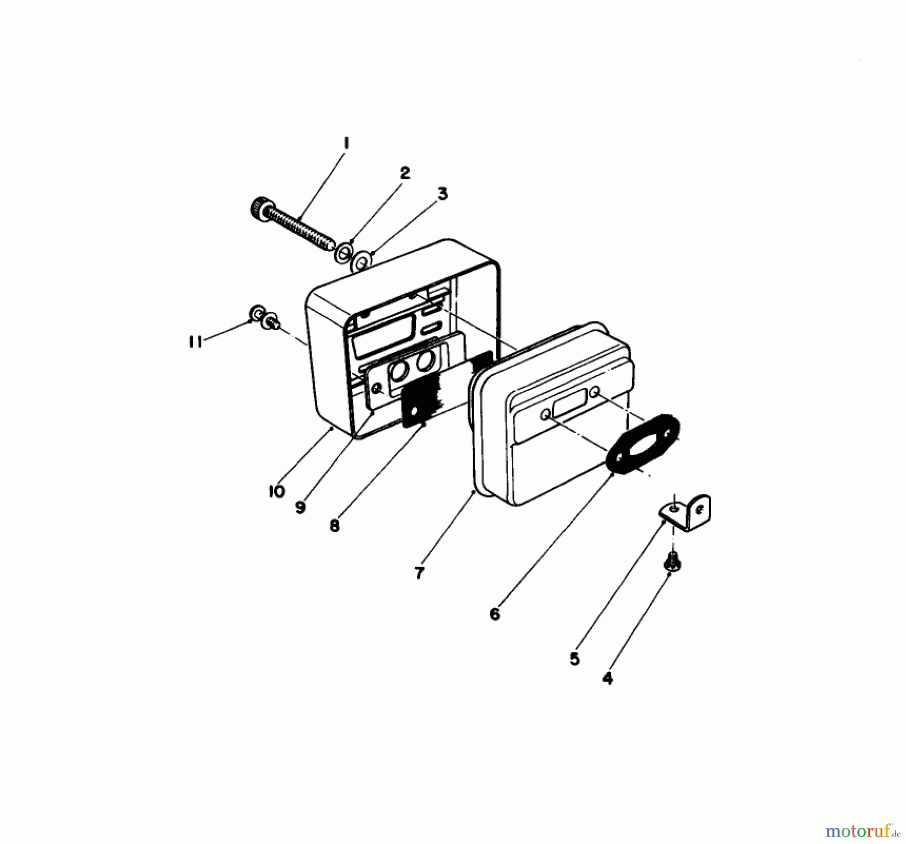 Toro Neu Trimmers, String/Brush 51613 (TC 350) - Toro TC 350 Gas Trimmer, 1984 (4000001-4999999) SPARK ARRESTER MUFFLER KIT NO. 45-2630