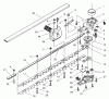 Toro 53041 - 31" Single Action Hedge Trimmer, 1997 (7900001-7999999) Ersatzteile BLADE AND CASE ASSEMBLY