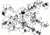 Toro 51638 - 28cc Curved Shaft Trimmer, 1993 (3900001-3999999) Ersatzteile ENGINE ASSEMBLY MODEL NO. 51638 & 51653