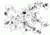 Toro 51638 - 28cc Curved Shaft Trimmer, 1994 (4900001-4999999) Ersatzteile ENGINE ASSEMBLY MODEL NO. 51638 & 51653