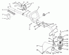 Toro 51638 - 28cc Curved Shaft Trimmer, 1995 (5900001-5999999) Ersatzteile HANDLE ASSEMBLY MODEL NO. 51638