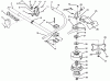 Toro 51638 - 28cc Curved Shaft Trimmer, 1995 (5900001-5999999) Ersatzteile HANDLE ASSEMBLY MODEL NO. 51653