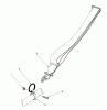 Toro 51637 (TC 2010) - TC 2010 Gas Trimmer, 1990 (0000001-0999999) Ersatzteile SHOULDER HARNESS (OPTIONAL)