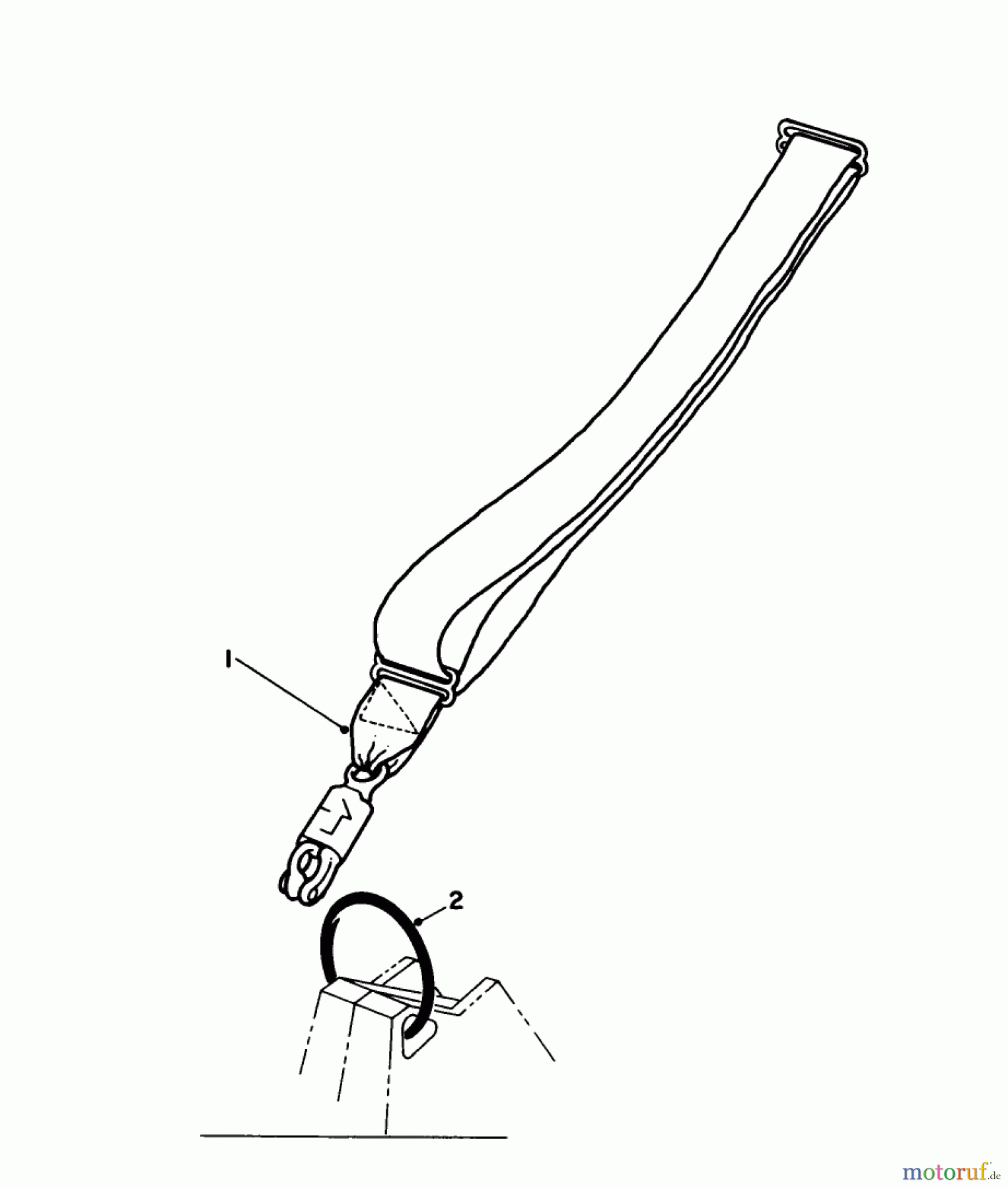 Toro Neu Trimmers, String/Brush 51641 (TC 1000) - Toro TC 1000 Gas Trimmer, 1985 (5000001-5999999) STANDARD HARNESS NO. 46-2950 (OPTIONAL)