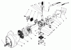 Toro 51641 (TC 1000) - TC 1000 Gas Trimmer, 1986 (6000001-6999999) Ersatzteile AIR CLEANER & CARBURETOR ASSEMBLY